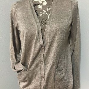 Champagne shimmer cardigan